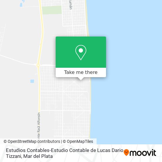 Estudios Contables-Estudio Contable de Lucas Dario Tizzani map