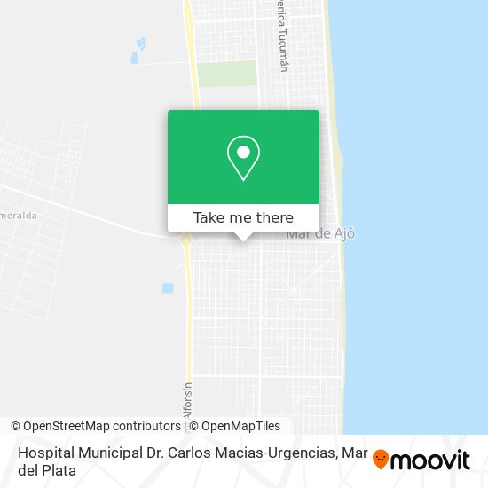 Hospital Municipal Dr. Carlos Macias-Urgencias map