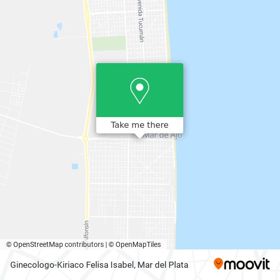 Ginecologo-Kiriaco Felisa Isabel map
