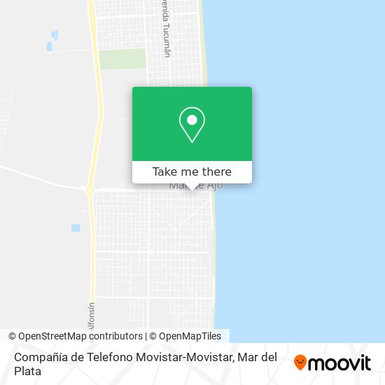 Compañía de Telefono Movistar-Movistar map