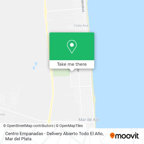 Mapa de Centro Empanadas - Delivery Abierto Todo El Año
