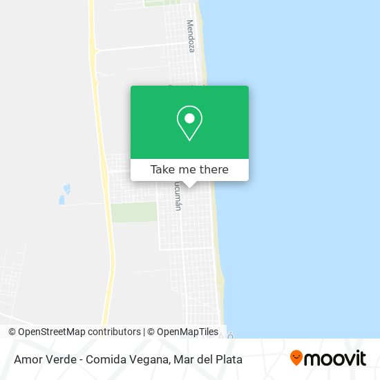 Amor Verde - Comida Vegana map