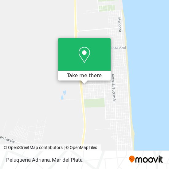 Mapa de Peluqueria Adriana