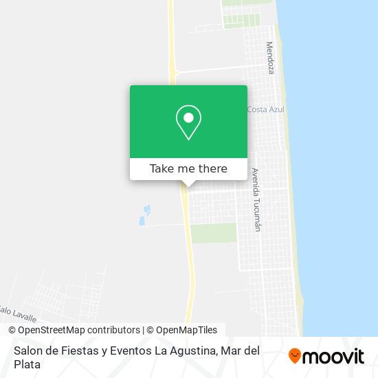 Salon de Fiestas y Eventos La Agustina map