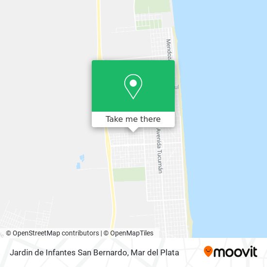 Mapa de Jardin de Infantes San Bernardo
