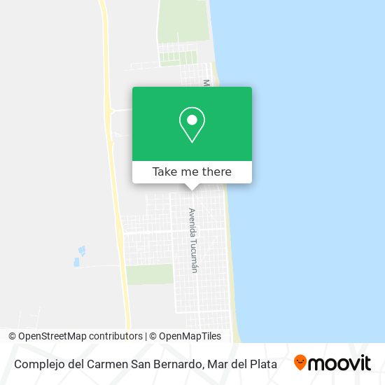 Mapa de Complejo del Carmen San Bernardo