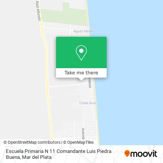 Escuela Primaria N 11 Comandante Luis Piedra Buena map
