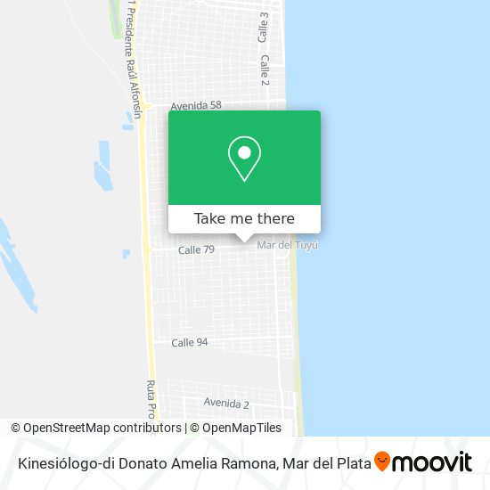Kinesiólogo-di Donato Amelia Ramona map