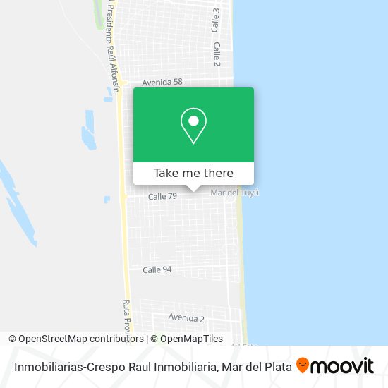 Mapa de Inmobiliarias-Crespo Raul Inmobiliaria