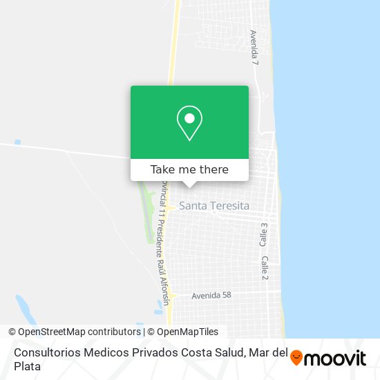Consultorios Medicos Privados Costa Salud map