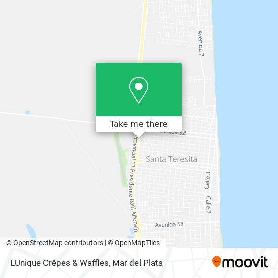 L'Unique Crêpes & Waffles map