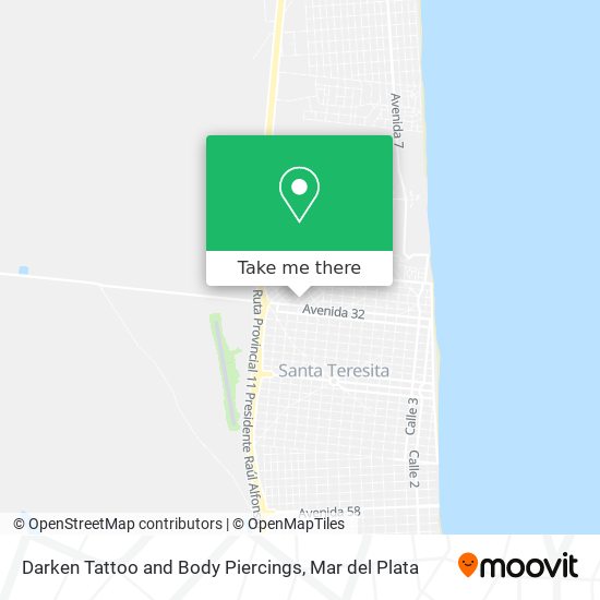 Darken Tattoo and Body Piercings map