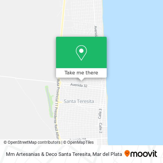 Mm Artesanias & Deco Santa Teresita map