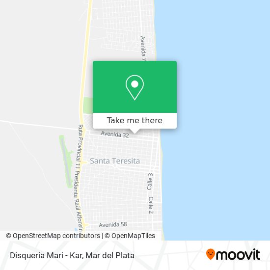 Mapa de Disqueria Mari - Kar