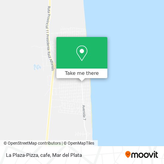 La Plaza-Pizza, cafe map