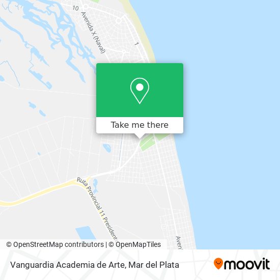 Vanguardia Academia de Arte map