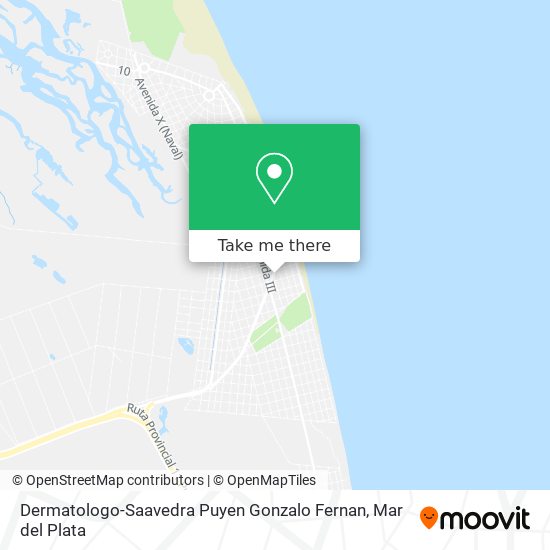 Dermatologo-Saavedra Puyen Gonzalo Fernan map