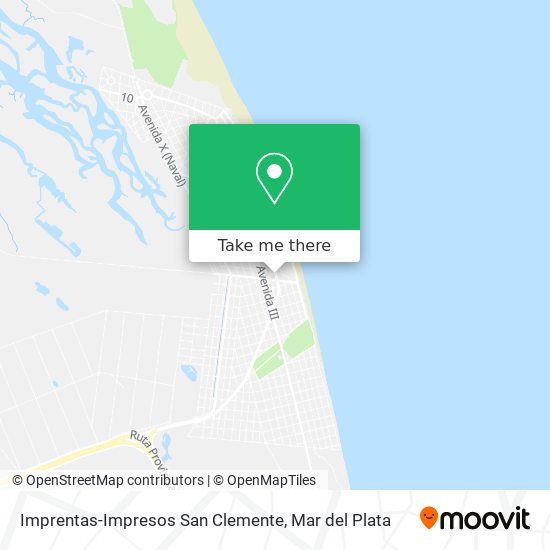 Imprentas-Impresos San Clemente map