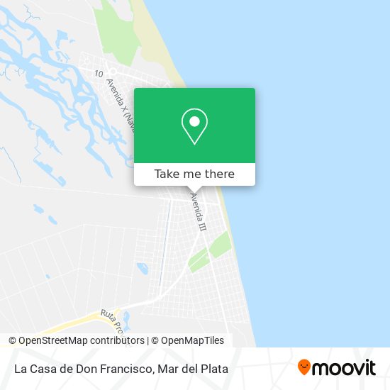 Mapa de La Casa de Don Francisco
