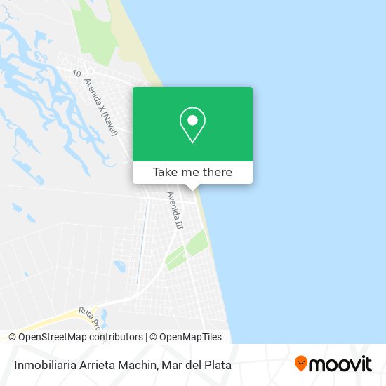 Inmobiliaria Arrieta Machin map