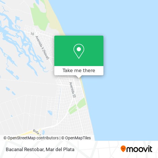 Bacanal Restobar map