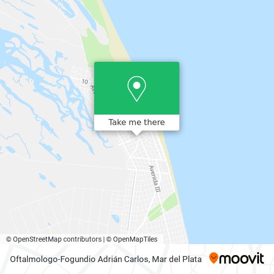 Mapa de Oftalmologo-Fogundio Adrián Carlos