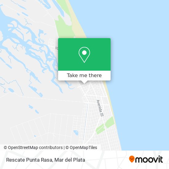 Rescate Punta Rasa map