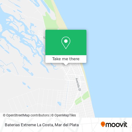 Mapa de Baterias Extreme La Costa
