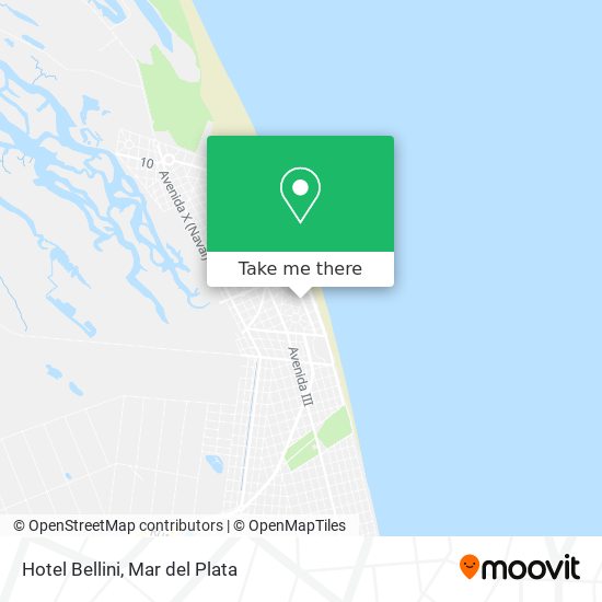 Mapa de Hotel Bellini