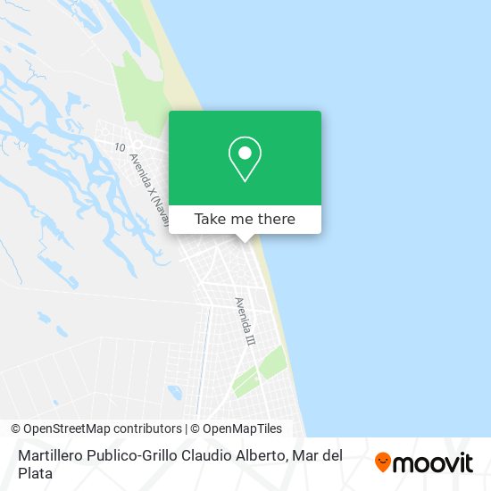 Mapa de Martillero Publico-Grillo Claudio Alberto