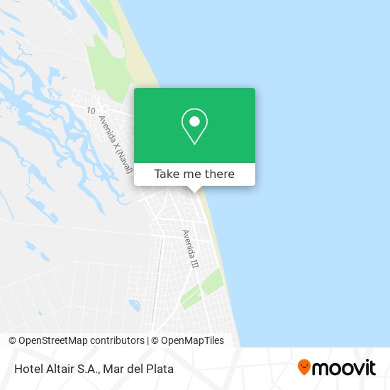 Hotel Altair S.A. map