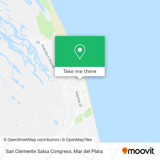 San Clemente Salsa Congress map