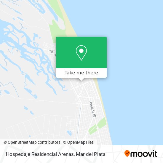 Hospedaje Residencial Arenas map