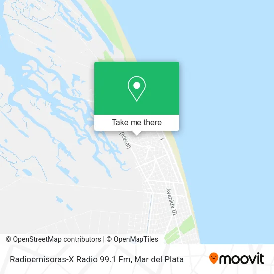 Radioemisoras-X Radio 99.1 Fm map