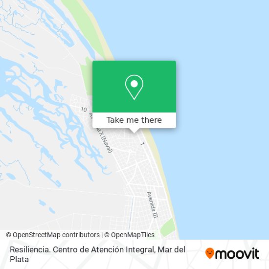 Resiliencia. Centro de Atención Integral map