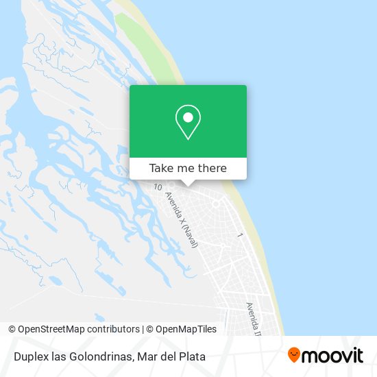 Duplex las Golondrinas map