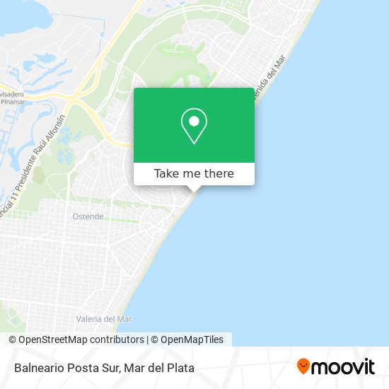 Balneario Posta Sur map