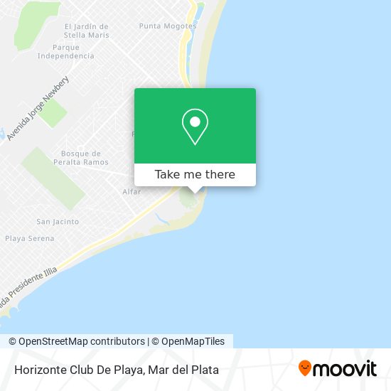 Mapa de Horizonte Club De Playa