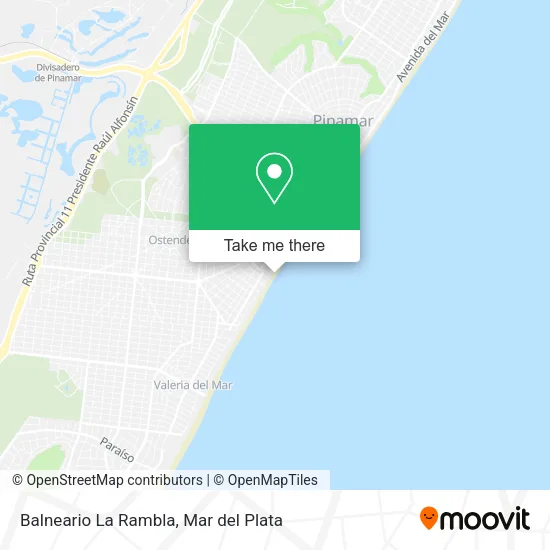 Balneario La Rambla map