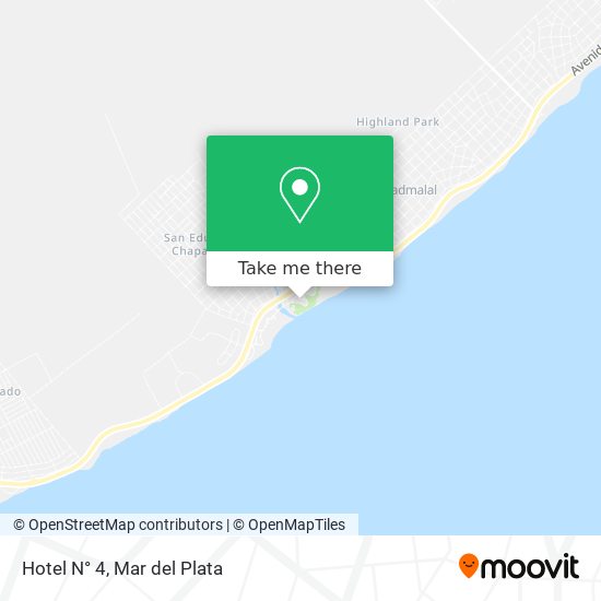 Hotel N° 4 map