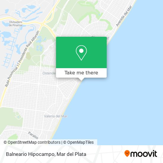 Mapa de Balneario Hipocampo
