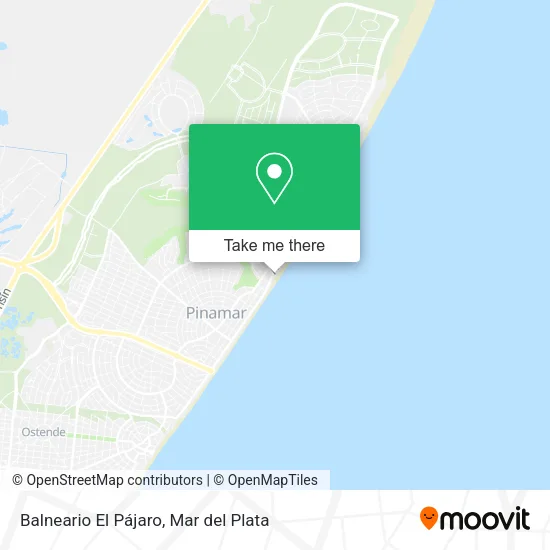 Balneario El Pájaro map