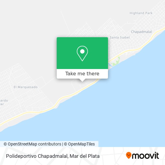 Polideportivo Chapadmalal map