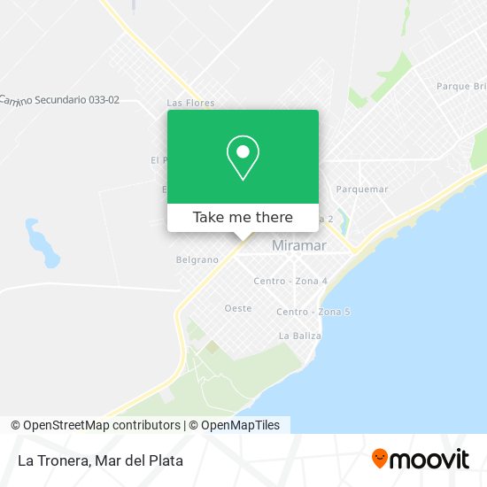 Mapa de La Tronera