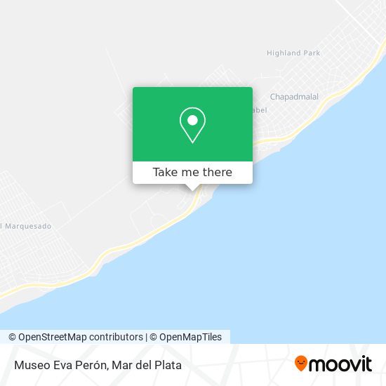 Mapa de Museo Eva Perón