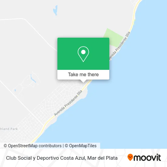 Club Social y Deportivo Costa Azul map