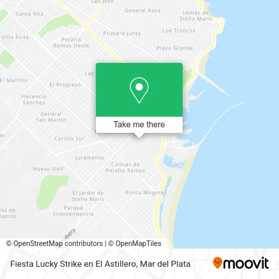 Fiesta Lucky Strike en El Astillero map