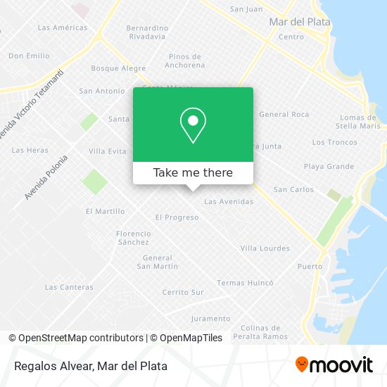 Mapa de Regalos Alvear