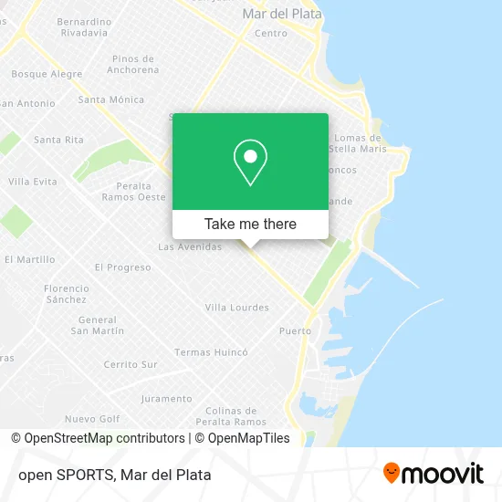 open SPORTS map