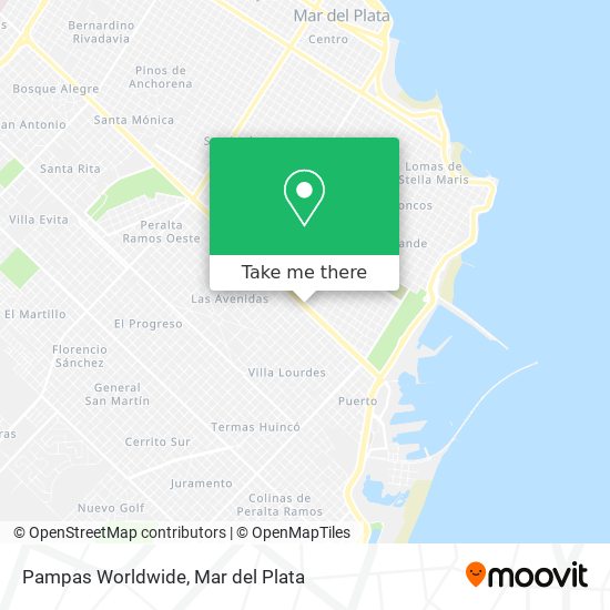 Mapa de Pampas Worldwide